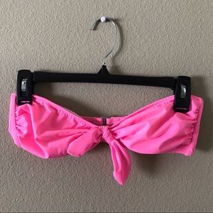 Victoria’s Secret VS Swim Pink Bandeau Bikini Top